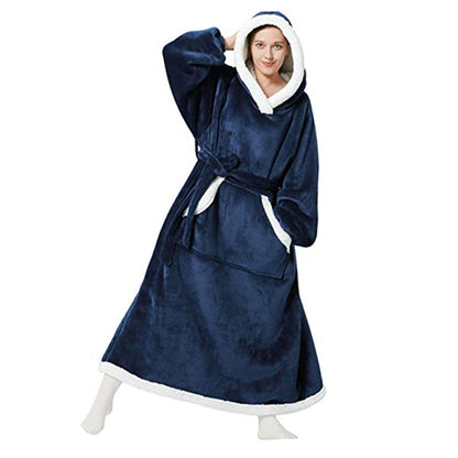 Oversized Winter Hoodie Blanket Gown