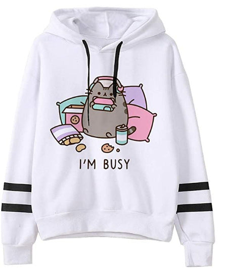 Cute Cat Fleece Hoodies