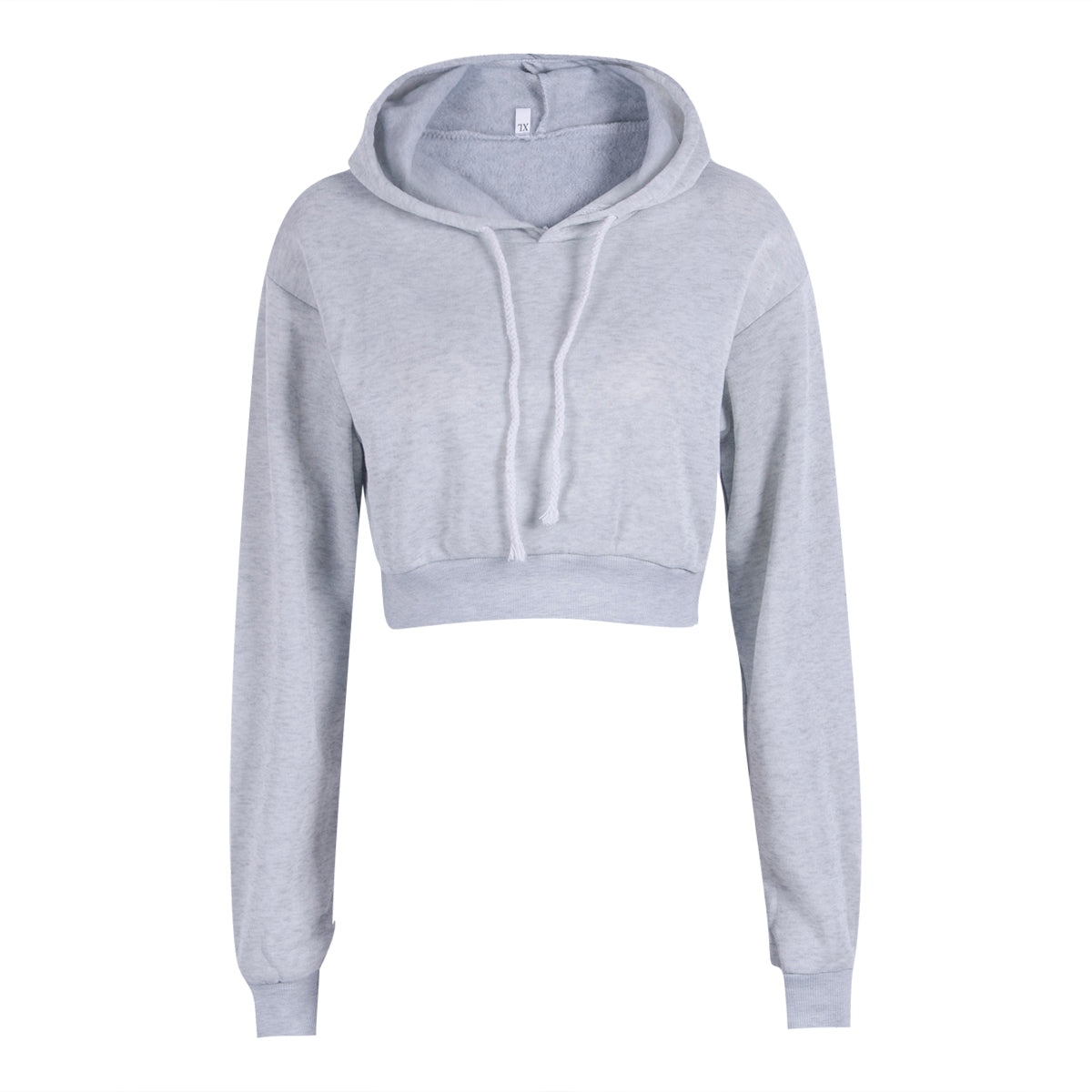 Crop Top Drawstring Hoodie