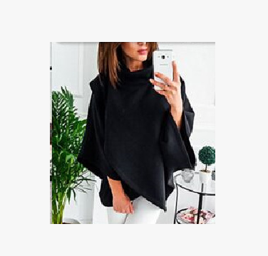 High Collar Envelope Top