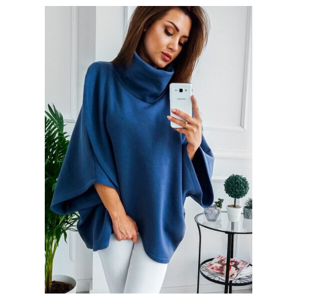 High Collar Envelope Top