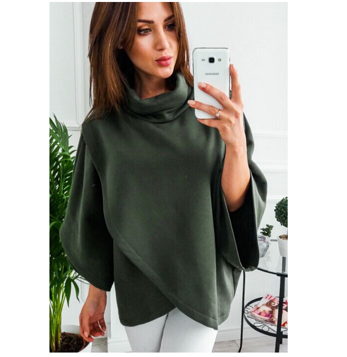 High Collar Envelope Top