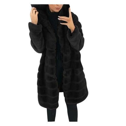 Faux Fur Warm Long Coat