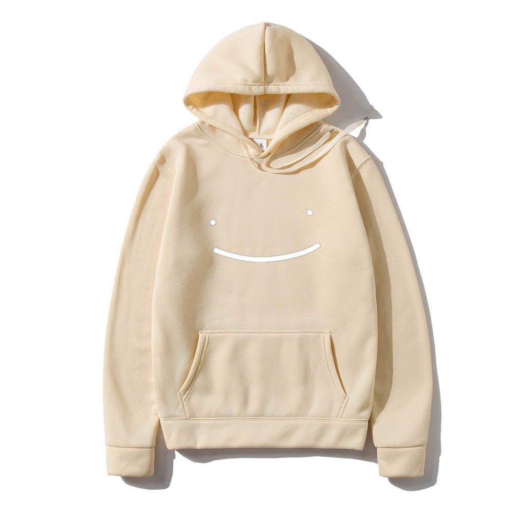 Fleece Smiley Face Hoodie