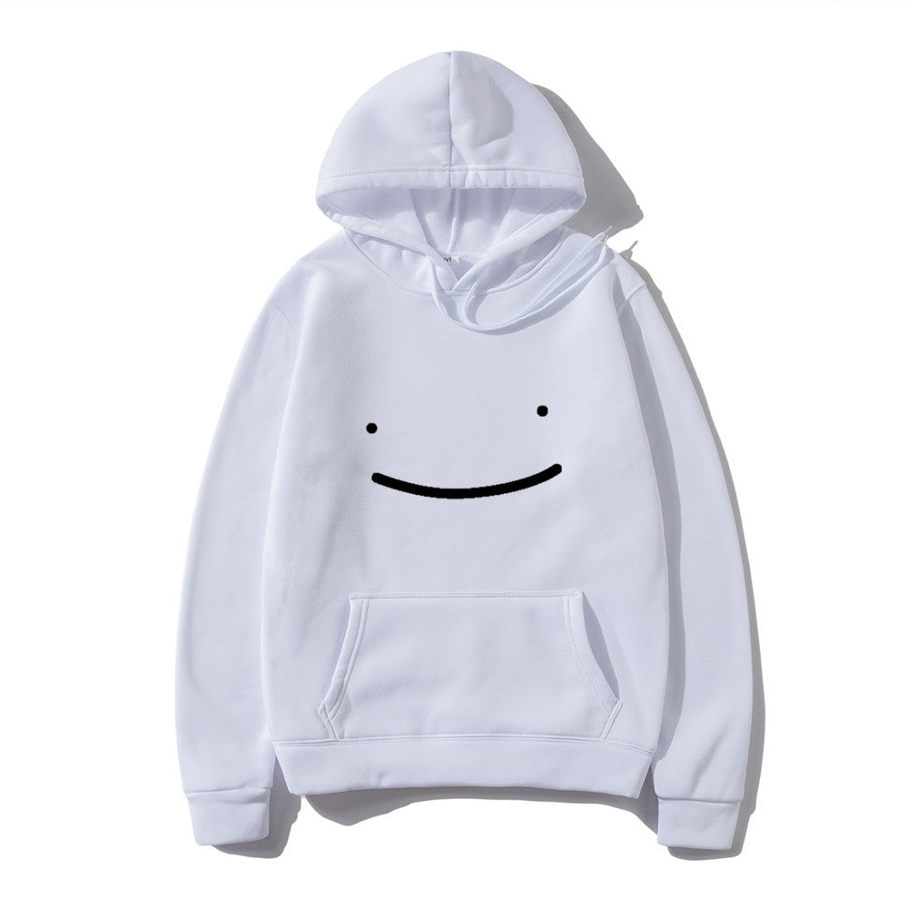 Fleece Smiley Face Hoodie