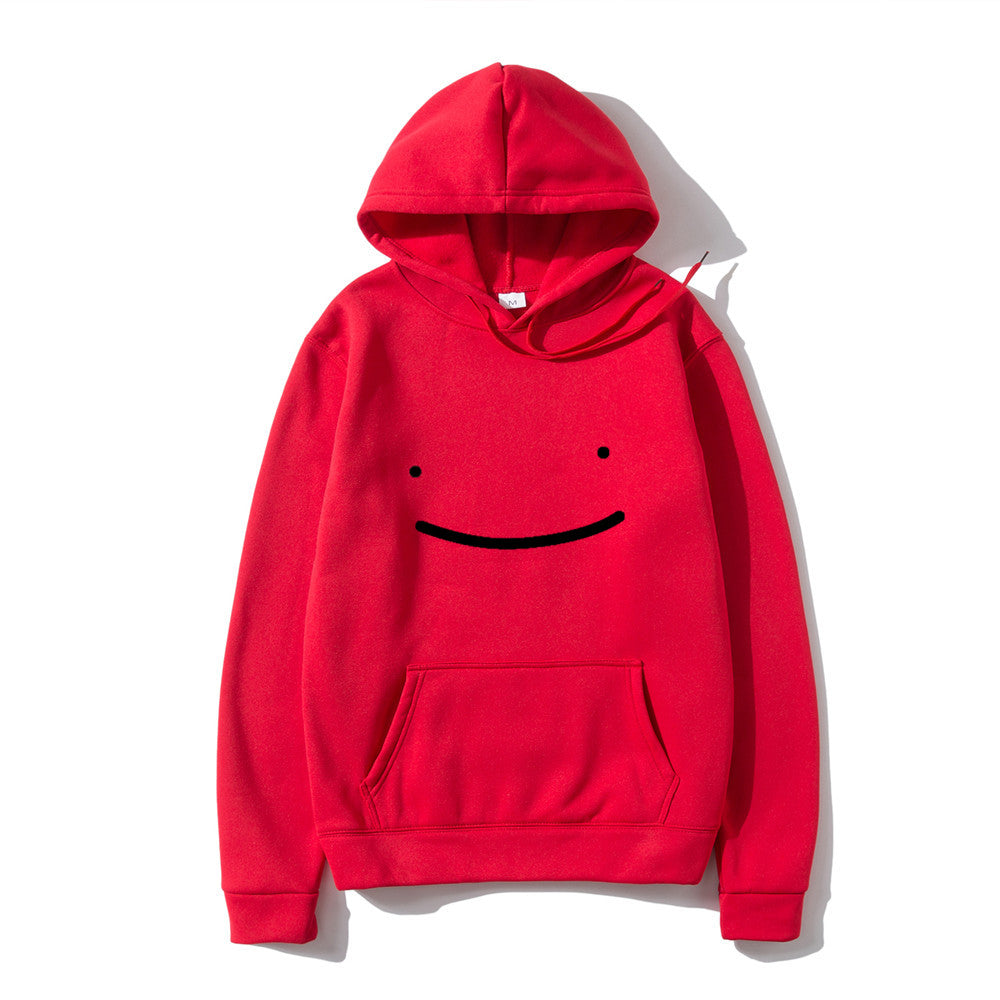 Fleece Smiley Face Hoodie