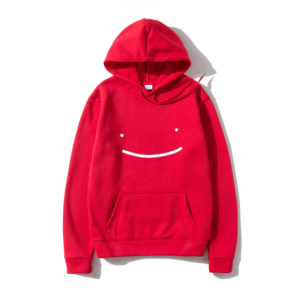 Fleece Smiley Face Hoodie