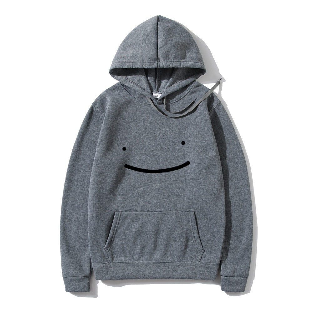 Fleece Smiley Face Hoodie