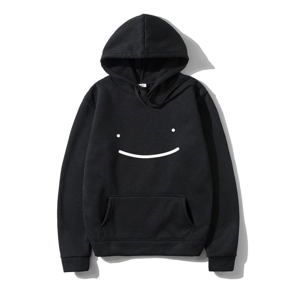 Fleece Smiley Face Hoodie