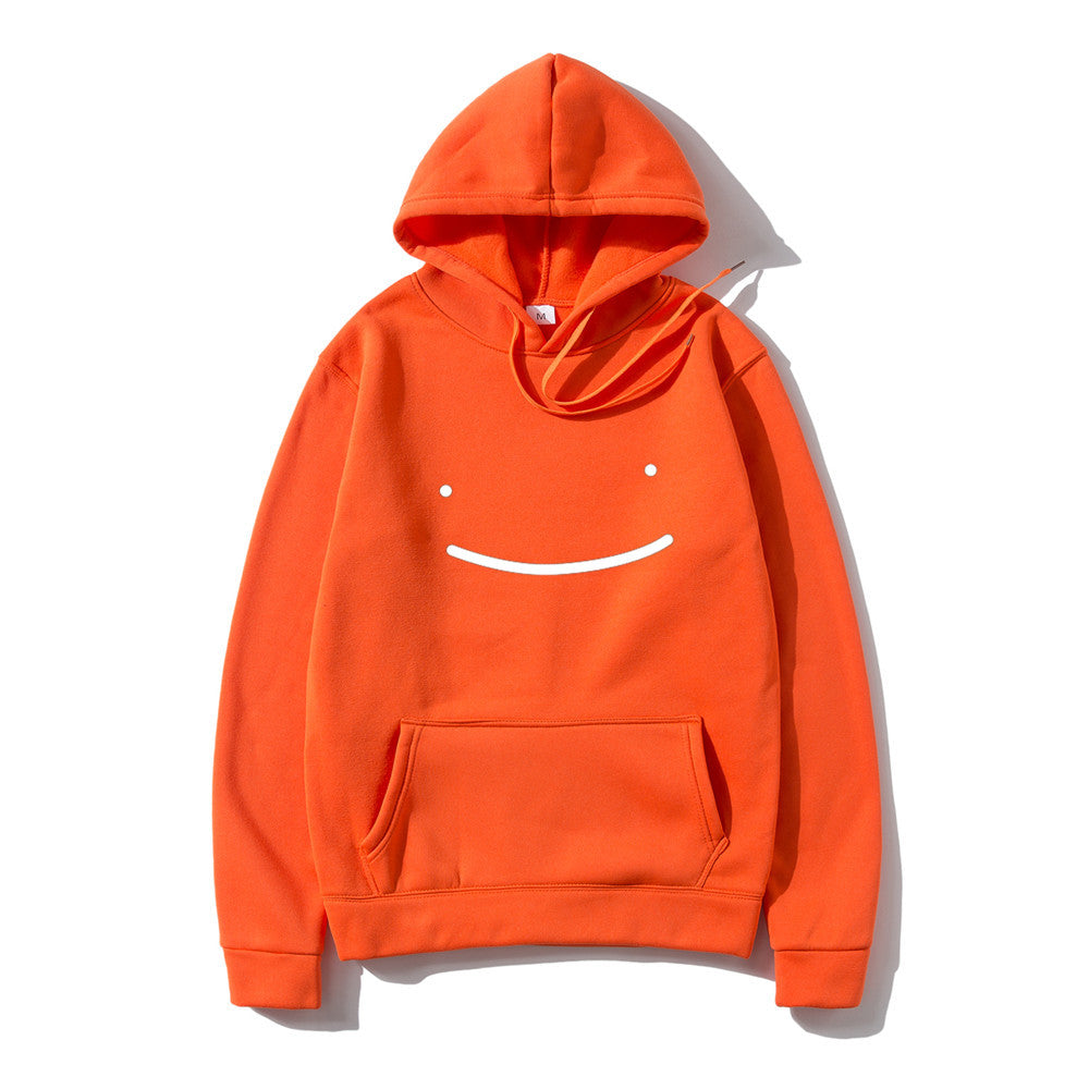 Fleece Smiley Face Hoodie