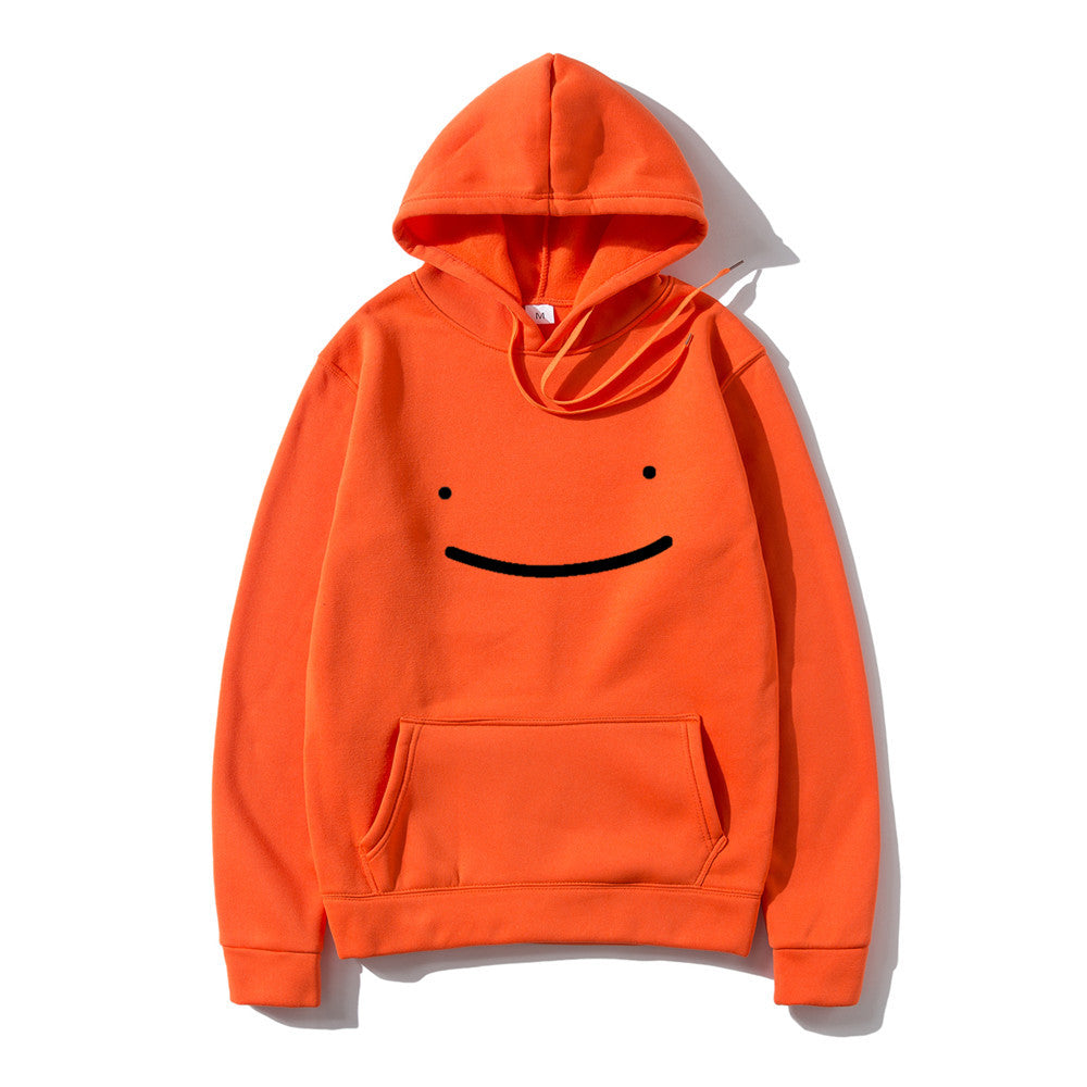 Fleece Smiley Face Hoodie