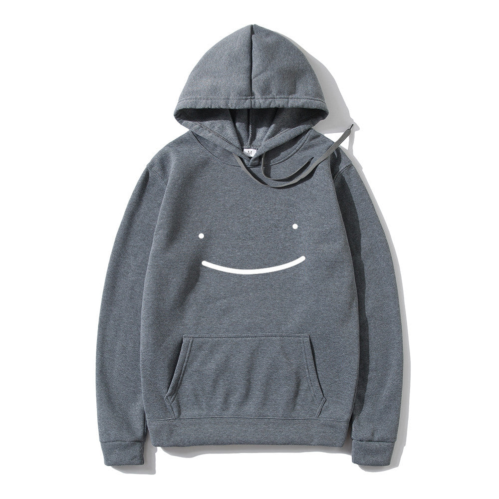 Fleece Smiley Face Hoodie