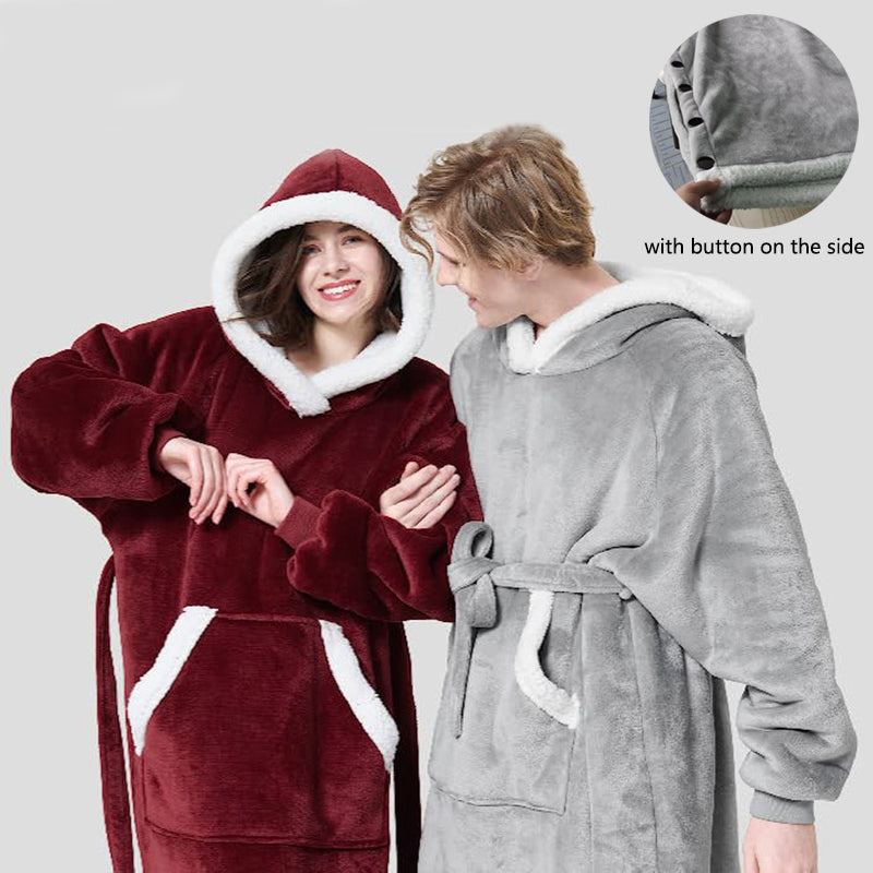 Oversized Winter Hoodie Blanket Gown