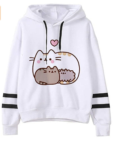 Cute Cat Fleece Hoodies