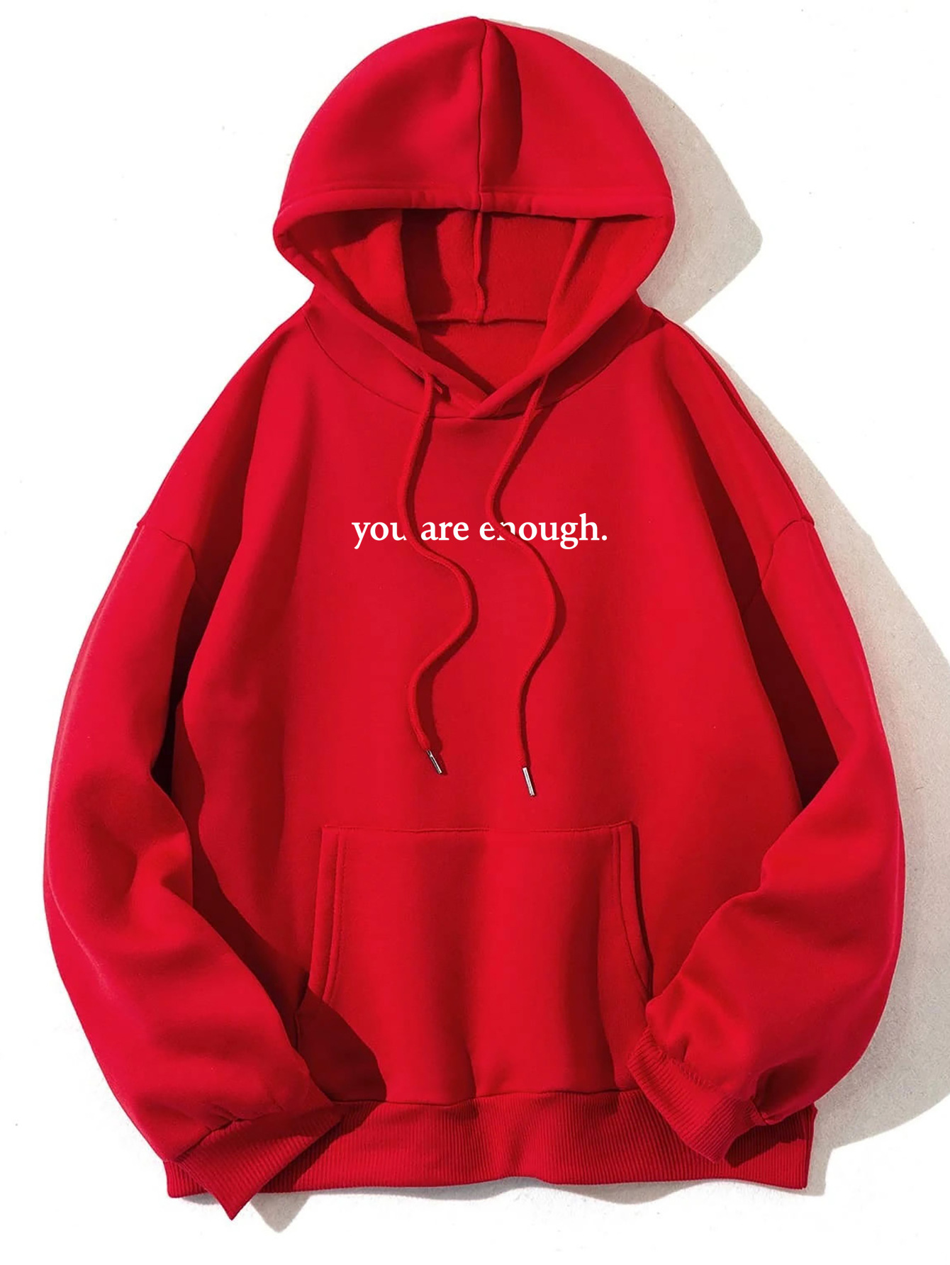 "Dear Person Behind Me," Kangaroo Pocket Drawstring Hoodie