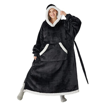 Oversized Winter Hoodie Blanket Gown