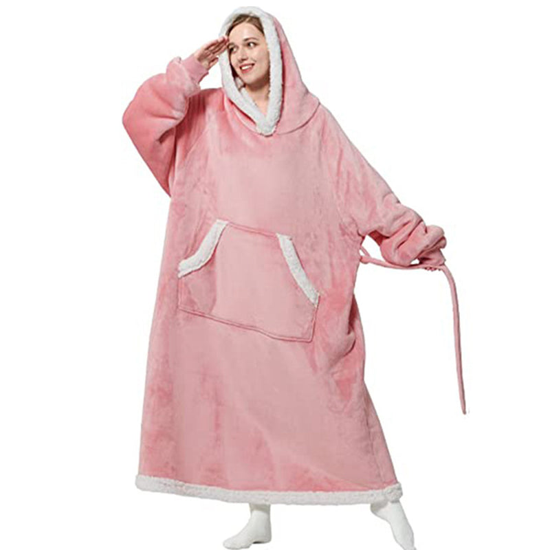 Oversized Winter Hoodie Blanket Gown