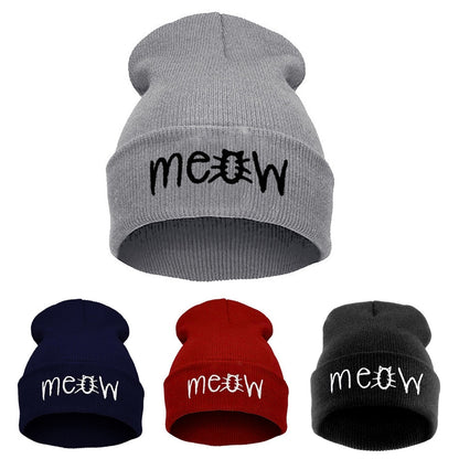 MEOW Casual Hip Hop Beanies