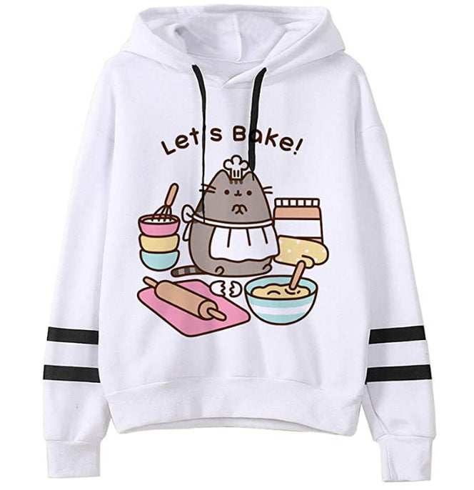 Cute Cat Fleece Hoodies