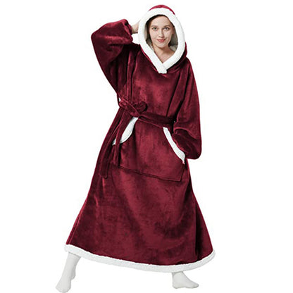 Oversized Winter Hoodie Blanket Gown