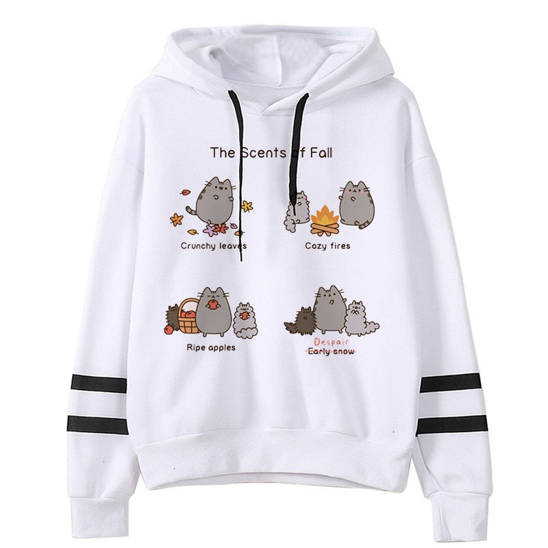 Cute Cat Fleece Hoodies