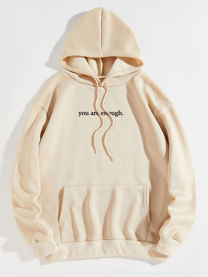 "Dear Person Behind Me," Kangaroo Pocket Drawstring Hoodie