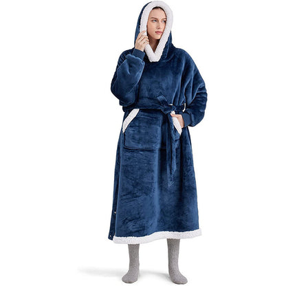 Oversized Winter Hoodie Blanket Gown