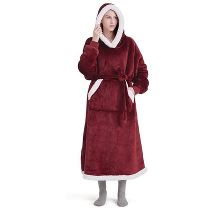 Oversized Winter Hoodie Blanket Gown