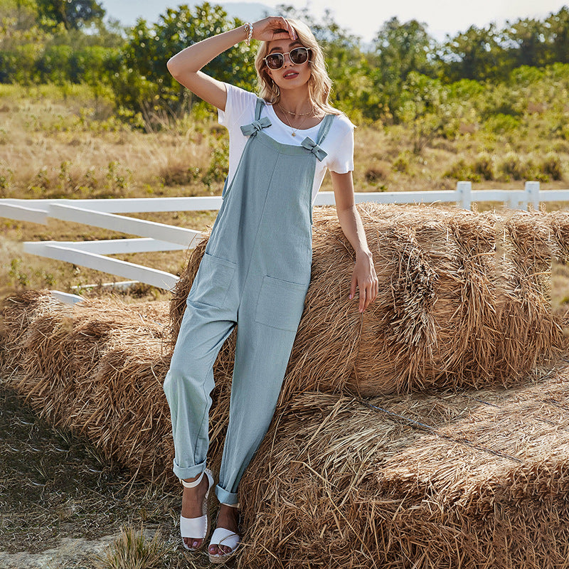 Farmer's High Waist Jumpsuit