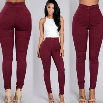 Fashionable Elastic Skinny Jeans