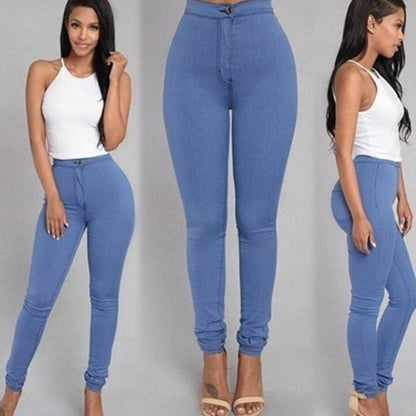 Fashionable Elastic Skinny Jeans