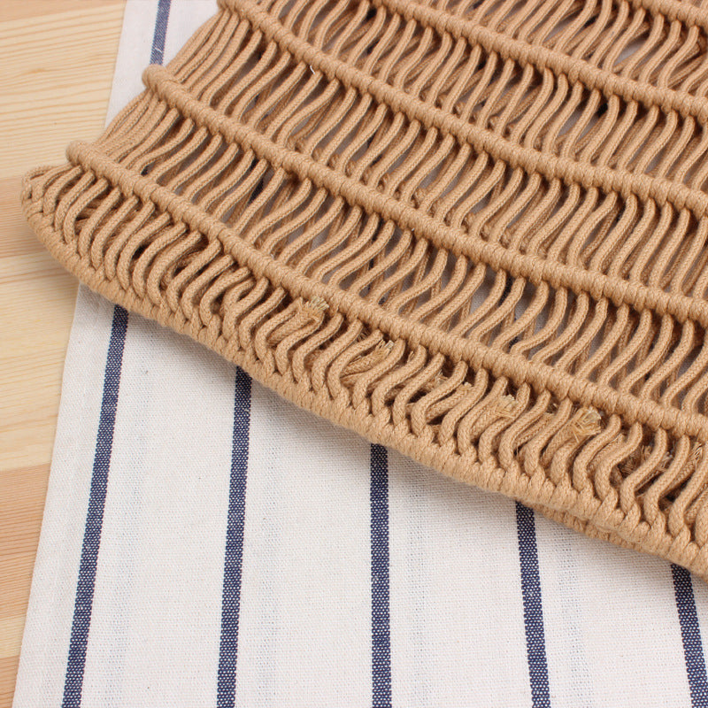 Woven Straw Beach Bag