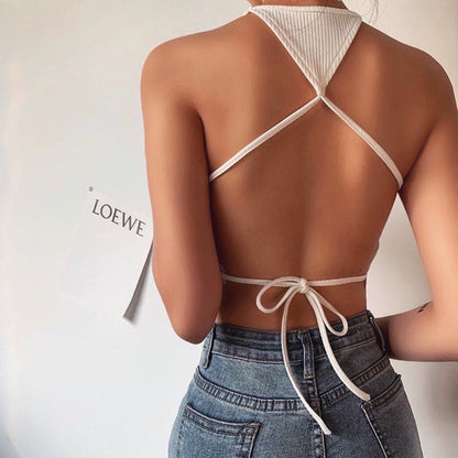 Basic Sleeveless Backless Top