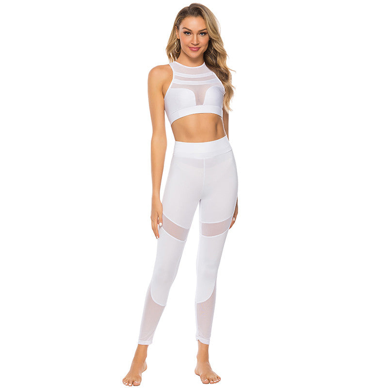 Breathable Mesh High Waist Leggings