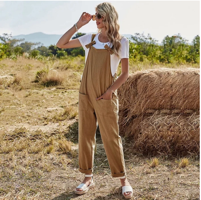 Farmer's High Waist Jumpsuit