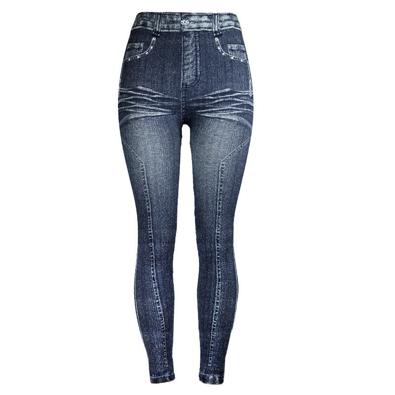 Imitation Denim Leggings