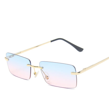 Rimless Square Sunglasses