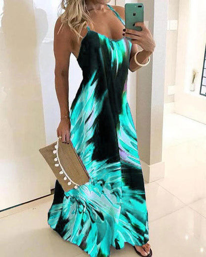 Tie Dye Cocktail Dress