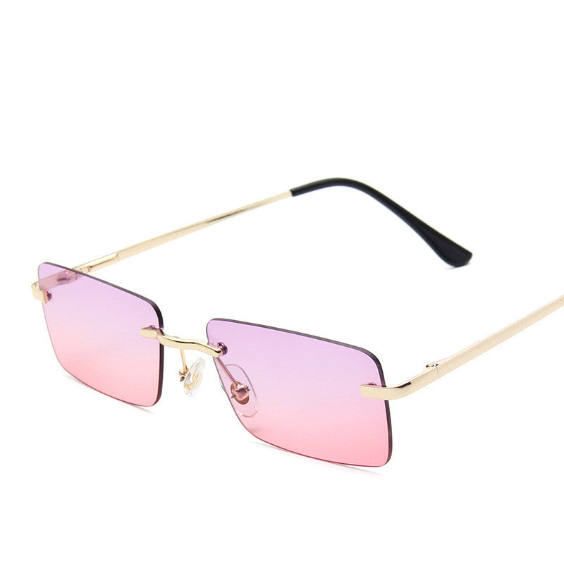 Rimless Square Sunglasses