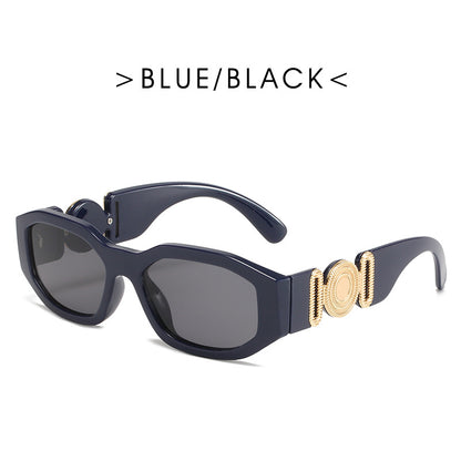 Metal Hinged Small Frame Sunglasses