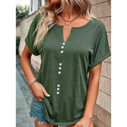 V-neck Short Sleeve T-Shirt