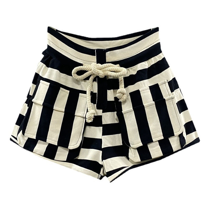 Striped Cargo Shorts