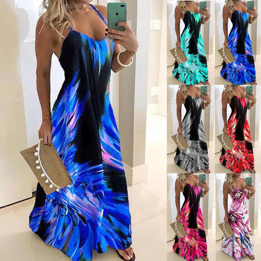 Tie Dye Cocktail Dress