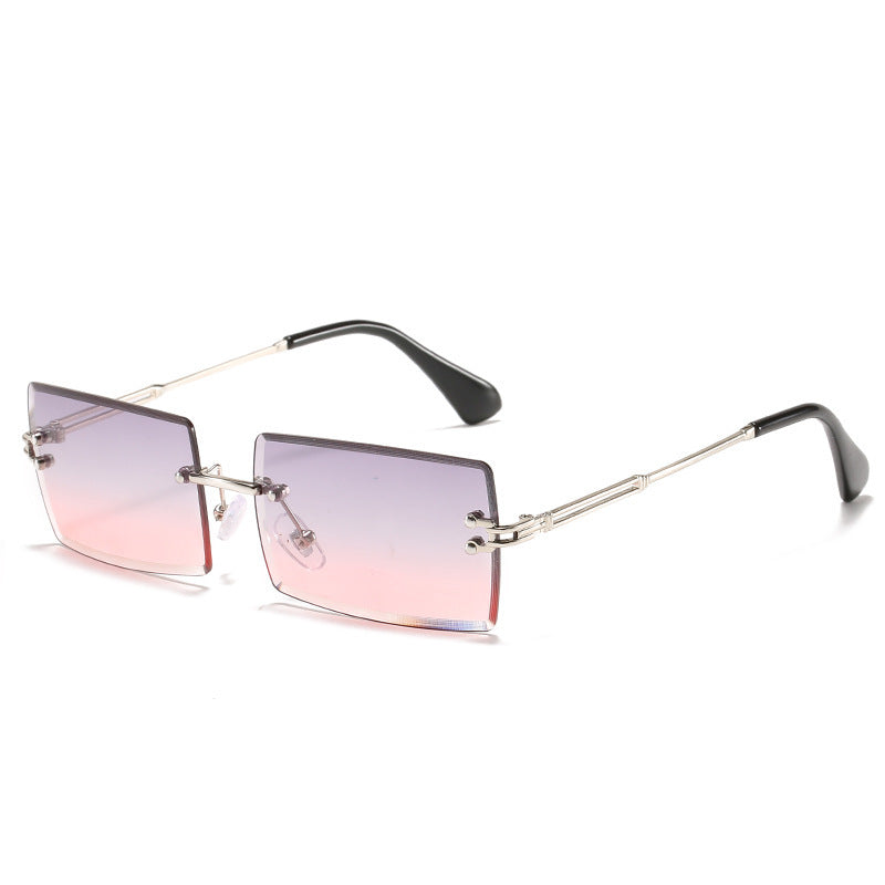 Rimless Square Sunglasses