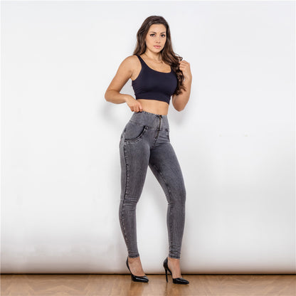 High Waist Push Up Shaping Jeans